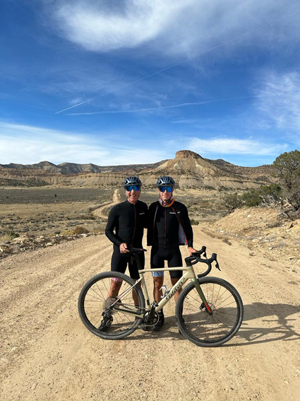 Marco Saligari tour con bicicletta Gravel in America